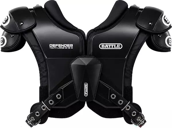 Battle Youth Defender Football Shoulder Pads