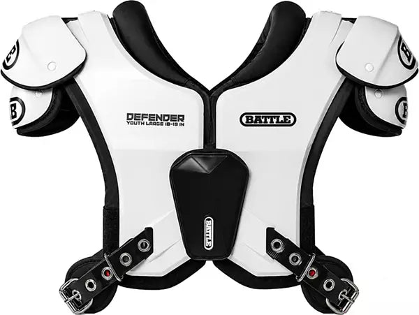 Battle Youth Defender Football Shoulder Pads