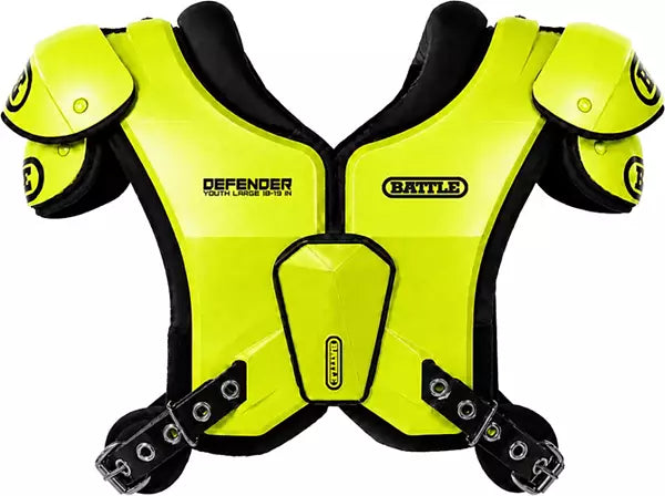 Battle Youth Defender Football Shoulder Pads