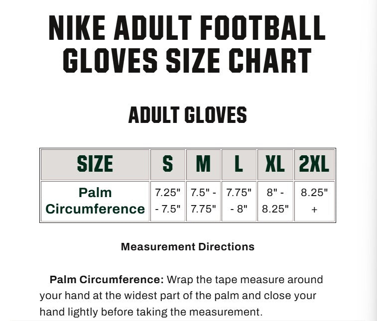 Nike Adult Vapor Jet 9.0 Football Gloves