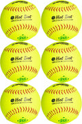 Worth 12" USA Hot Dot Slowpitch Softballs - 6 Pack
